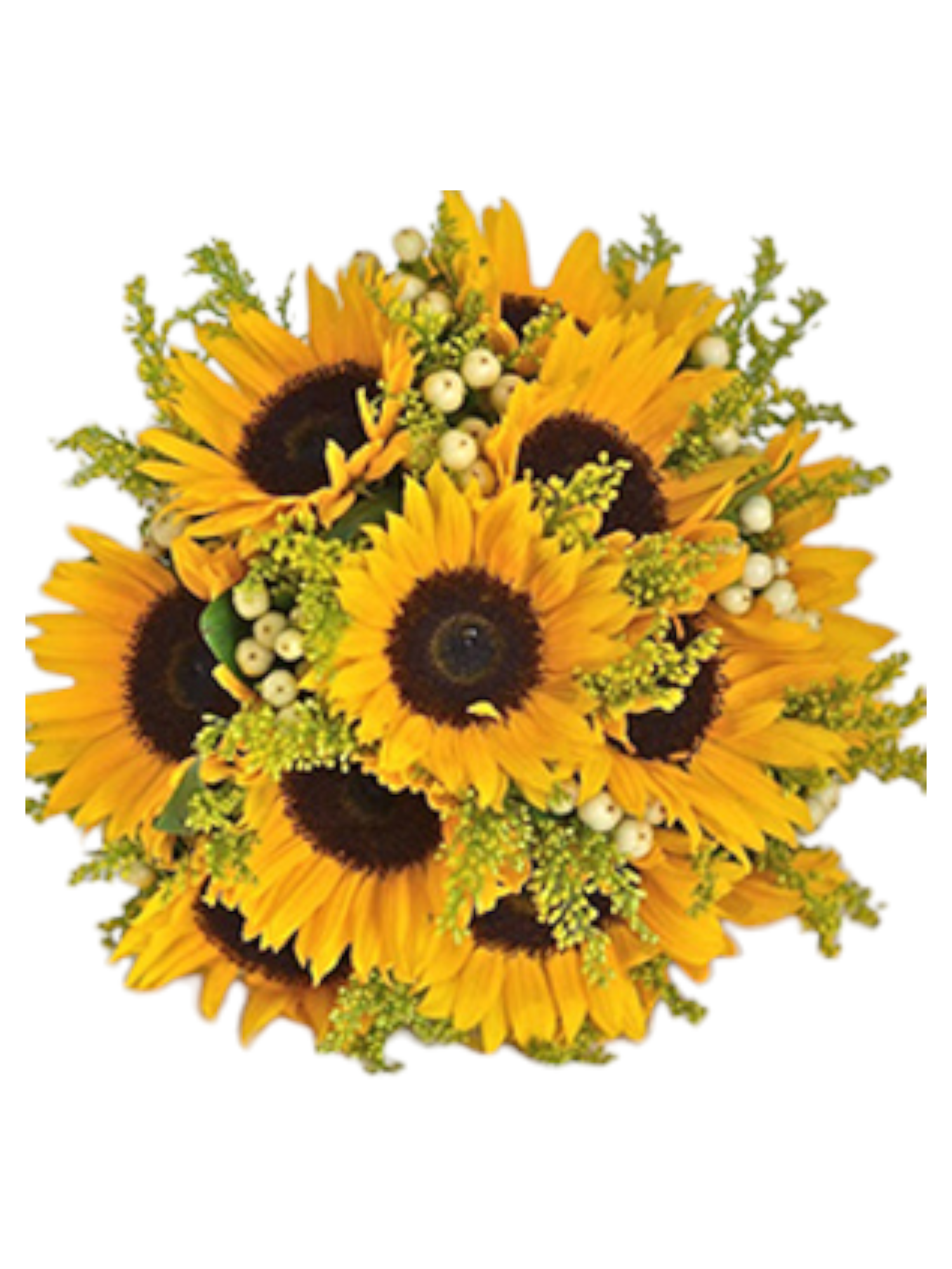 Featured image for “Bouquet da sposa con girasoli”