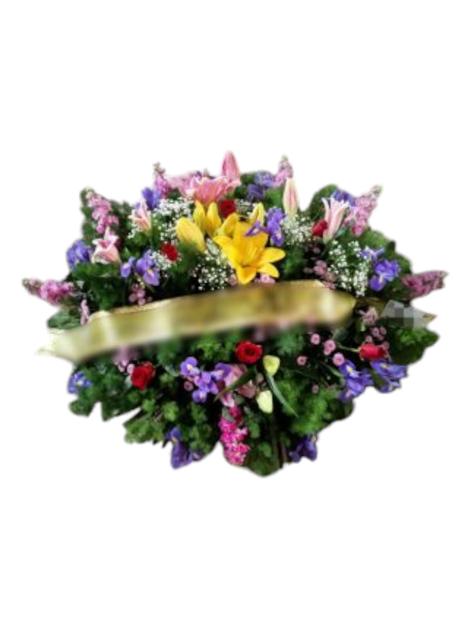 Featured image for “Cuscino funebre viole di pasqua”