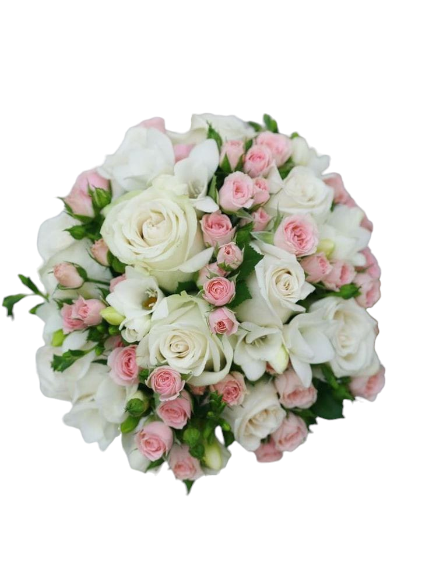 Bouquet da sposa roselline rosa