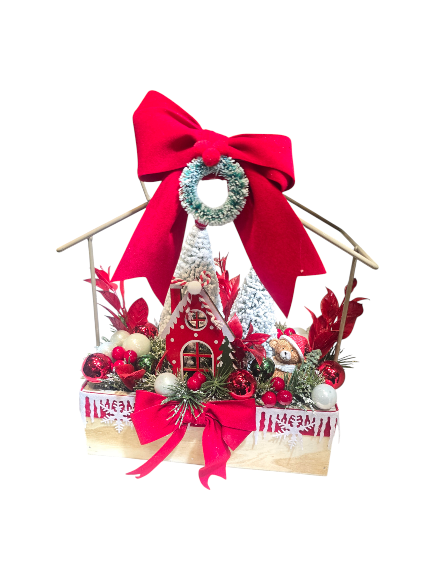 Featured image for “Un Sogno di Natale Incantato – Composizione natalizia artigianale”