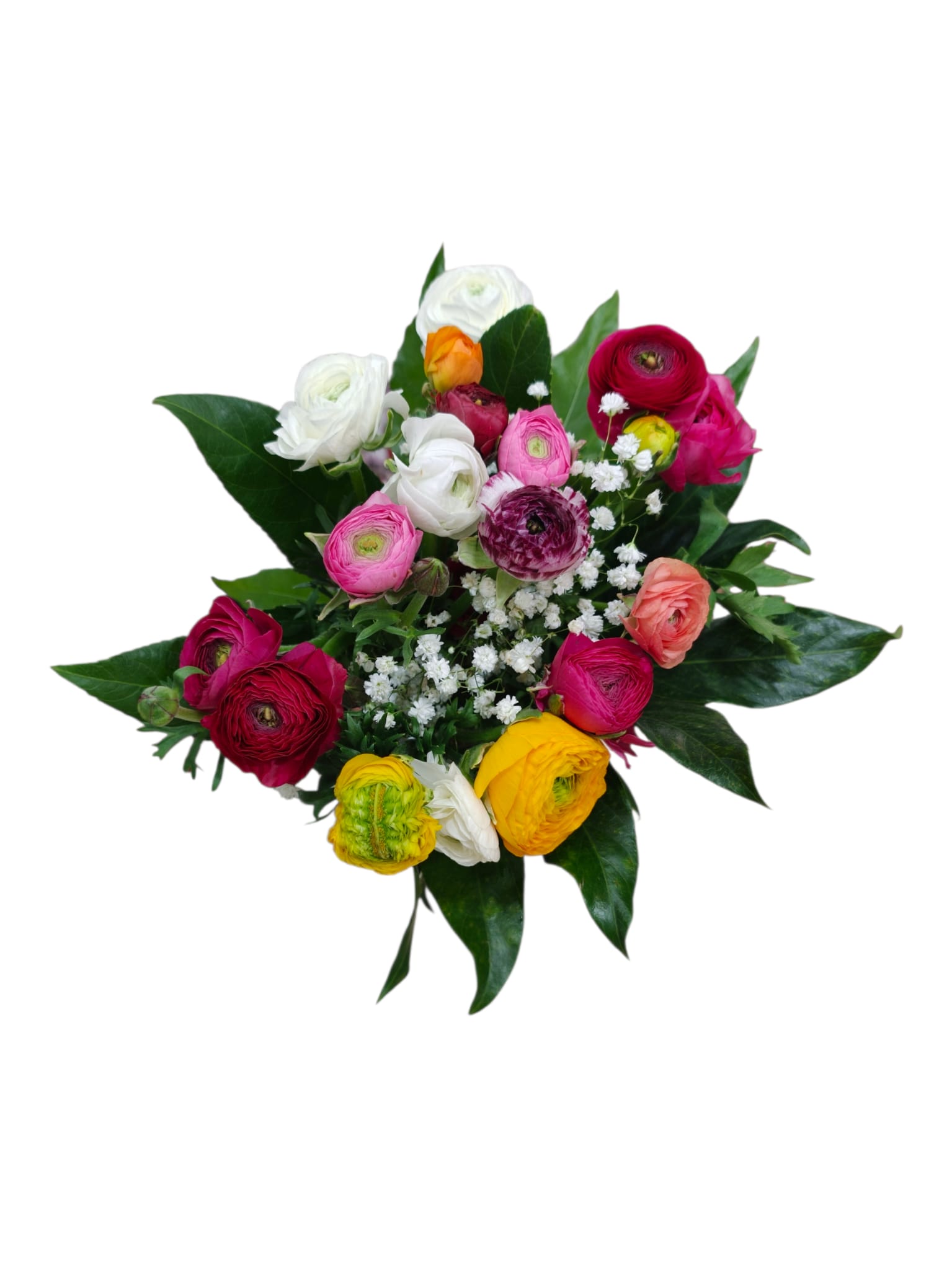 Bouquet di ranuncoli colorati - immagine 3